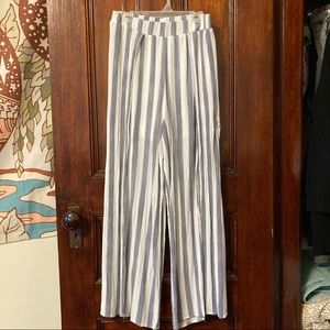 Striped Flowy Dress Pants, size small